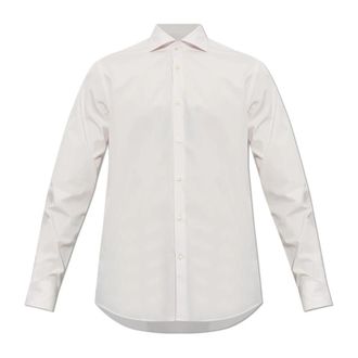 Paul & Shark Cotton Shirt - Heren - Zakelijke Overhemden - Roze - 4XL - Katoen - Overhemden