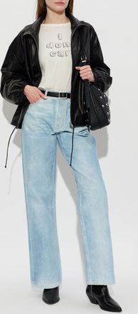 R13 T-shirt With Print, Womens, Cream