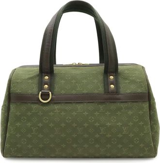 Louis Vuitton Tst Khaki Canvas Leather Shoulder Bag Tote Bag (Pre-Owned)