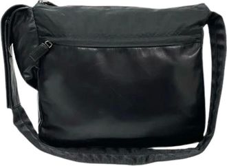 Prada Pre-owned Cross Body Bags, male, Black, Size: ONE SIZE Pre-owned Vintage Pochette Shoulder Bag