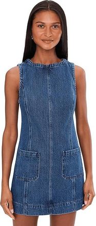 Show me your Mumu Boulevard Mini Dress Womens Dress Reservoir Blue : 2XL, Cotton/Lyocell