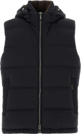 Moorer Dark Blue Hood Jacket