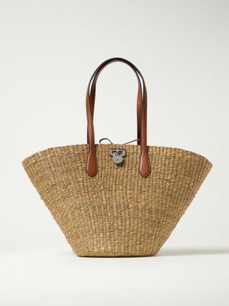 Lauren Ralph Lauren Borsa a spalla Tanner Lauren Ralph Lauren in rafia