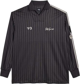 Yohji Yamamoto Elite 5 Football Shirt in Black at Nordstrom, Size Small