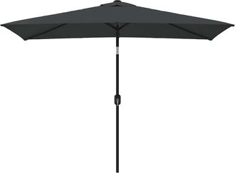 vidaXL Sombrilla De Jard&iacute;n Con Palo De Metal Antracita 300x200 Cm Vidaxl