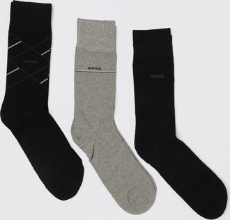 HUGO BOSS Set 3 paia di calze Boss in cotone stretch