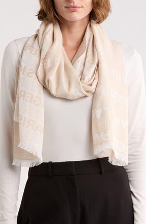 Karl Lagerfeld Block Logo Wrap in Latte at Nordstrom Rack