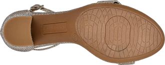 Bandolino Armory Heeled Sandal Gold BNARMORY2-713 Womens