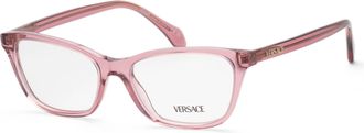 Versace Womens 52 mm Pink Opticals