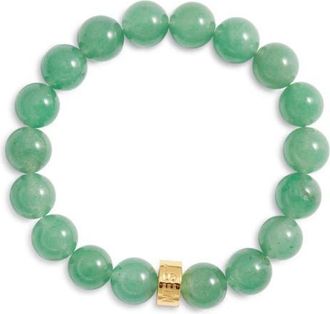 Nest Beaded Stretch Bracelet in Green at Nordstrom