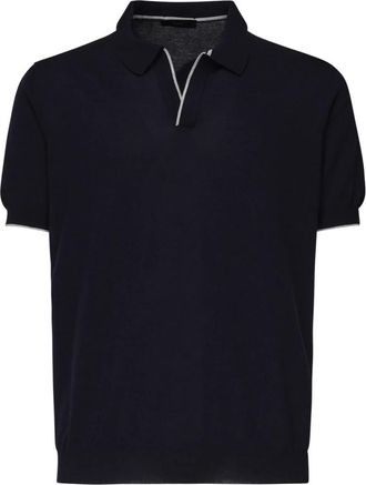 Fay Heren, Tops, Blauw, Maat: XL Katoen