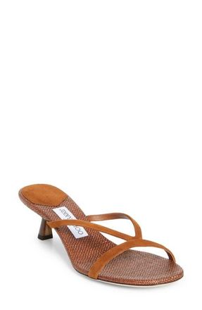 Jimmy Choo London Ciela Slide Sandal in Tan Mix at Nordstrom, Size 10.5Us