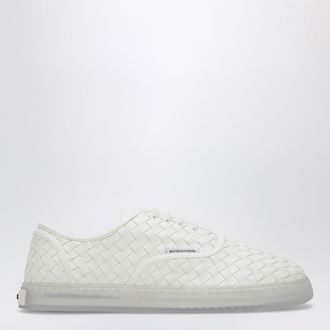 Bottega Veneta Serena sneakers in woven nappa leather Alabaster