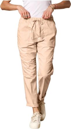 Mason's Broeken, Dames, Roze, 2Xs, Katoen, Cargo Jogger Broek in Parachute Canvas