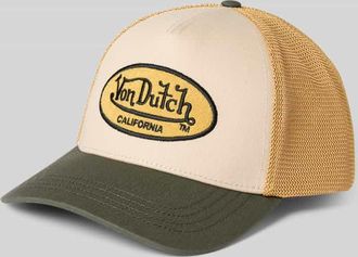 Von Dutch Trucker Cap mit Label-Patch Modell Terry in GELB, Gr&ouml;&szlig;e 1