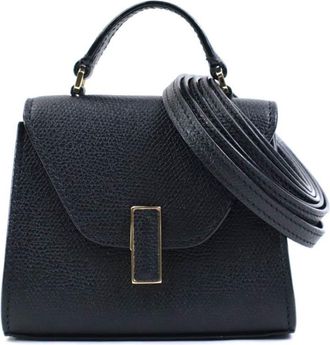 Valextra Leather Handbag Shoulder Bag (Pre-Owned)