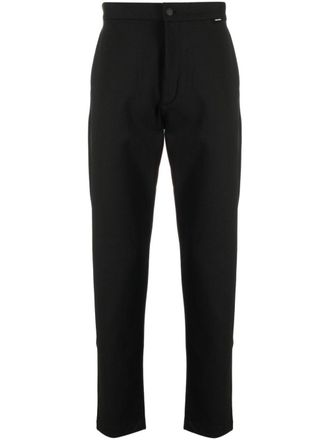 Calvin Klein Pantaloni con banda logo - Nero