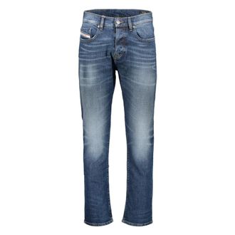 Diesel Straight Jeans, male, Blue, Size: W30 Slim-fit Jeans