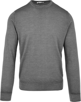 FILIPPO DE LAURENTIIS Y26102 300 Stalen Trui - Heren - Sweatshirts - Grijs - M - Hoodies & sweatvesten