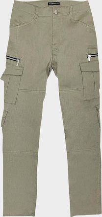 Monfrere Mens Slim Twill Cargo Pants