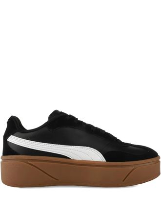 Puma Club II Era sneakers met plateauzool - Zwart