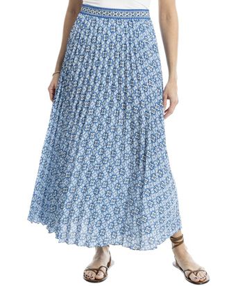 Max Studio Pleated Maxi Skirt