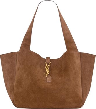 Saint Laurent Brown Le 5 A 7 Bea Large Tote
