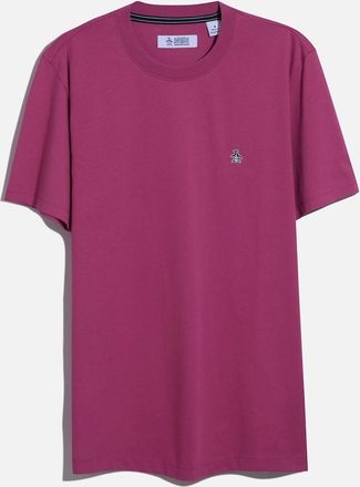 Original Penguin Mens Penguin Original crew neck t shirt Magenta Haze - Purple - Size: 40