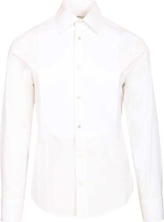 Burberry Slim-Fit Cotton Tuxedo Shirt