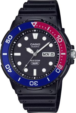 Casio Mrw-230H-1E2Vef Analoog Duikersstijl Horloge - Heren - Horloges - Zwart - ONE Size - Accessoires