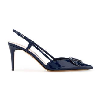 Valentino Garavani Pumps, female, Blue, Size: 6 US VLogo Signature Slingback Pump