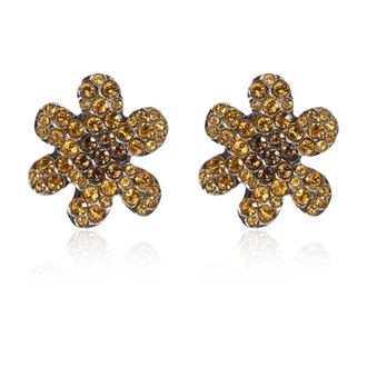 Marni Daisy Oorbellen - Dames - Oorbellen - Grijs - ONE Size - Leer - Accessoires