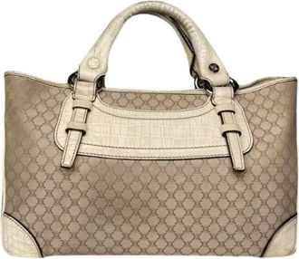 Celine Pre-owned Handbags, female, Beige, Size: ONE SIZE Pre-owned Vintage Handbag