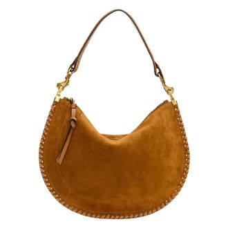 Isabel Marant Oskan Soft Zip Bag - female - Isabel Marant - Shoulder Bags - Brown - ONE SIZE - Bags