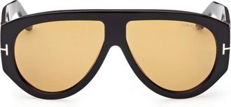 Tom Ford Bronson Zonnebril - Heren - Zonnebrillen - Zwart - 60 MM - Accessoires