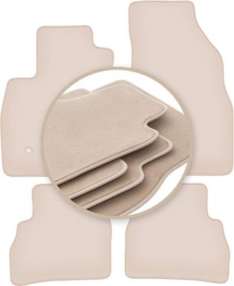 OEM Alfombrillas Premium Beige Para: Fiat Doblo Iii Kombivan 2021