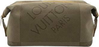 Louis Vuitton Pre-owned Clutches, male, Brown, Size: ONE SIZE Pre-owned Trousse Albatros Damier Geant Pouch