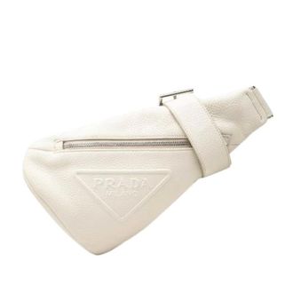 Prada Pre-owned Sling Bag - Dames - Pre-owned - Wit - Maat: ONE Size Leer