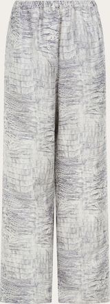 Ferragamo Donna Pantalone morbido Blu