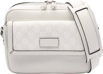 Gucci Pre-owned Gucci GG Supreme and Calfskin Crossbody Ladies 21F7ZGXQMO6IZ2SW