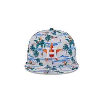 New Era Witte Houston Astros Lente Training Fan Pakket - unisex - Petten - Veelkleurig - ONE Size - Accessoires