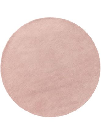 benuta Alfombra de lana rosa &oslash; 150 redondo