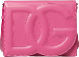 Dolce & Gabbana Dames, Tassen, Roze, Maat: ONE Size Leer