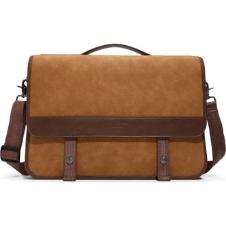 Ted Baker Irvine Messenger Bag in Hamilton Nubuck/Brown Stone at Nordstrom Rack