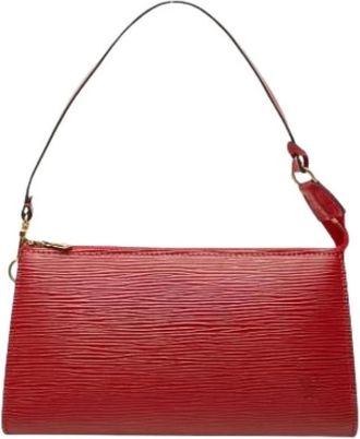 Louis Vuitton Pre-owned Shoulder Bags, female, Red, Size: ONE SIZE Pre-owned Pochette Accessoires