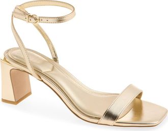 Vince Camuto Hamda Ankle Strap Sandal in Egyptian Gold at Nordstrom, Size 5.5
