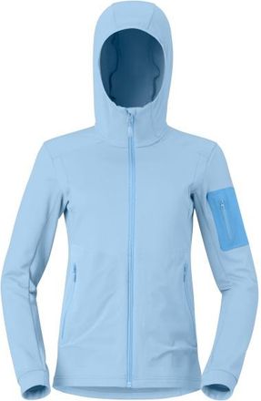Norr&oslash;na Falketind Warm2 Stretch Hood Fleecejacke f&uuml;r Damen | blau