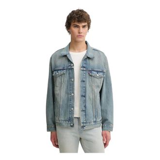 Levi's Heren, Jassen, Blauw, Maat: XL Katoen