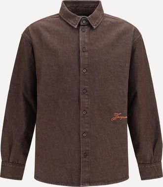 Jacquemus Simon de-N&icirc;mes Denim Shirt Male 46