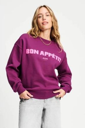 Pom Amsterdam sweater donkerpaars